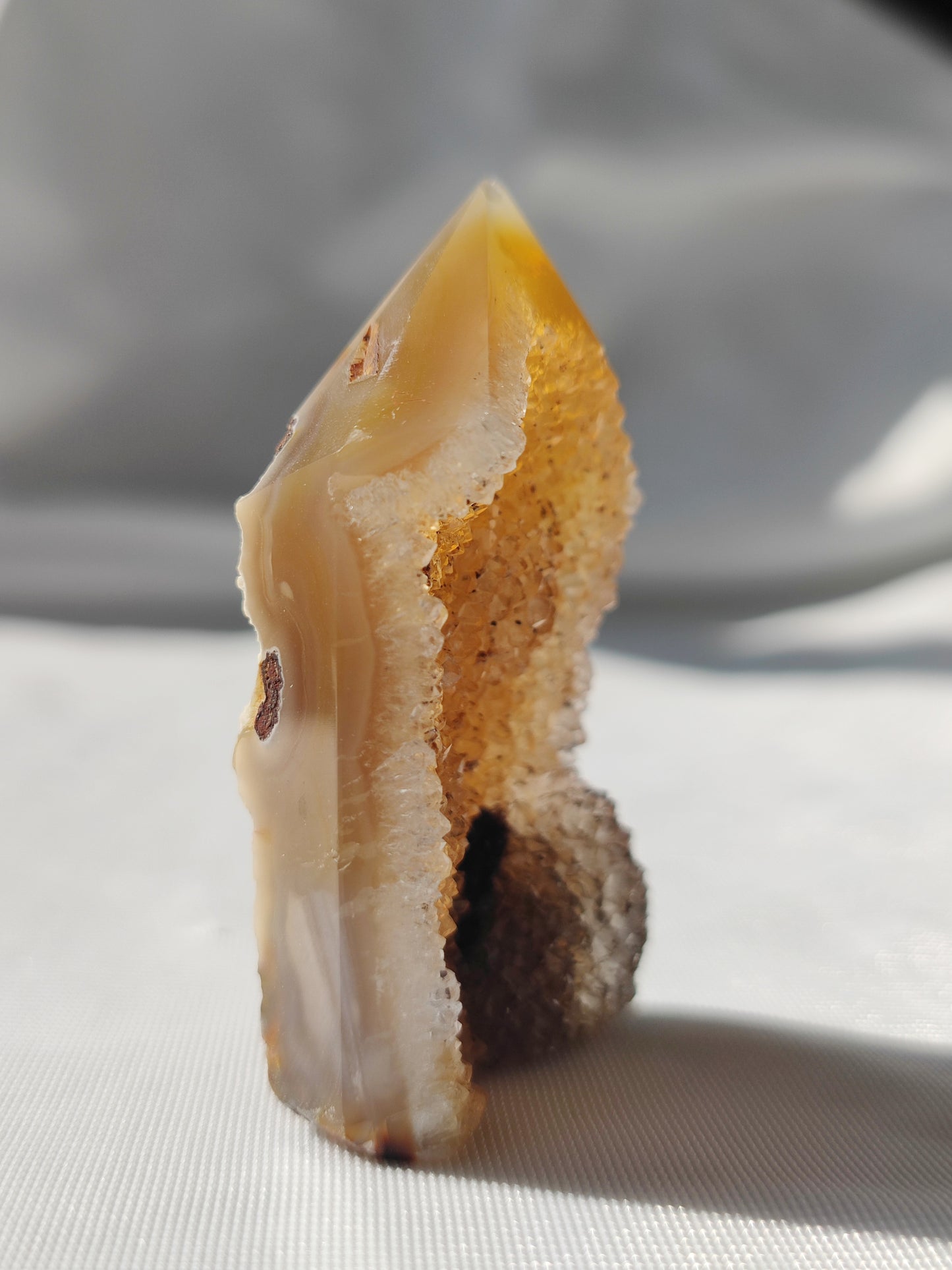 Druzy Achatspitze A13, B-Ware