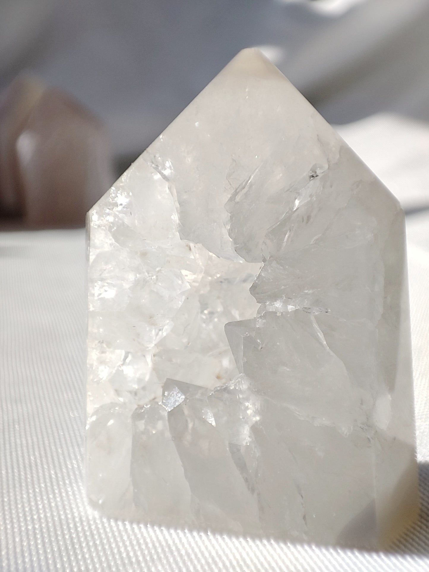 Druzy Achat-/Quarzspitze A10