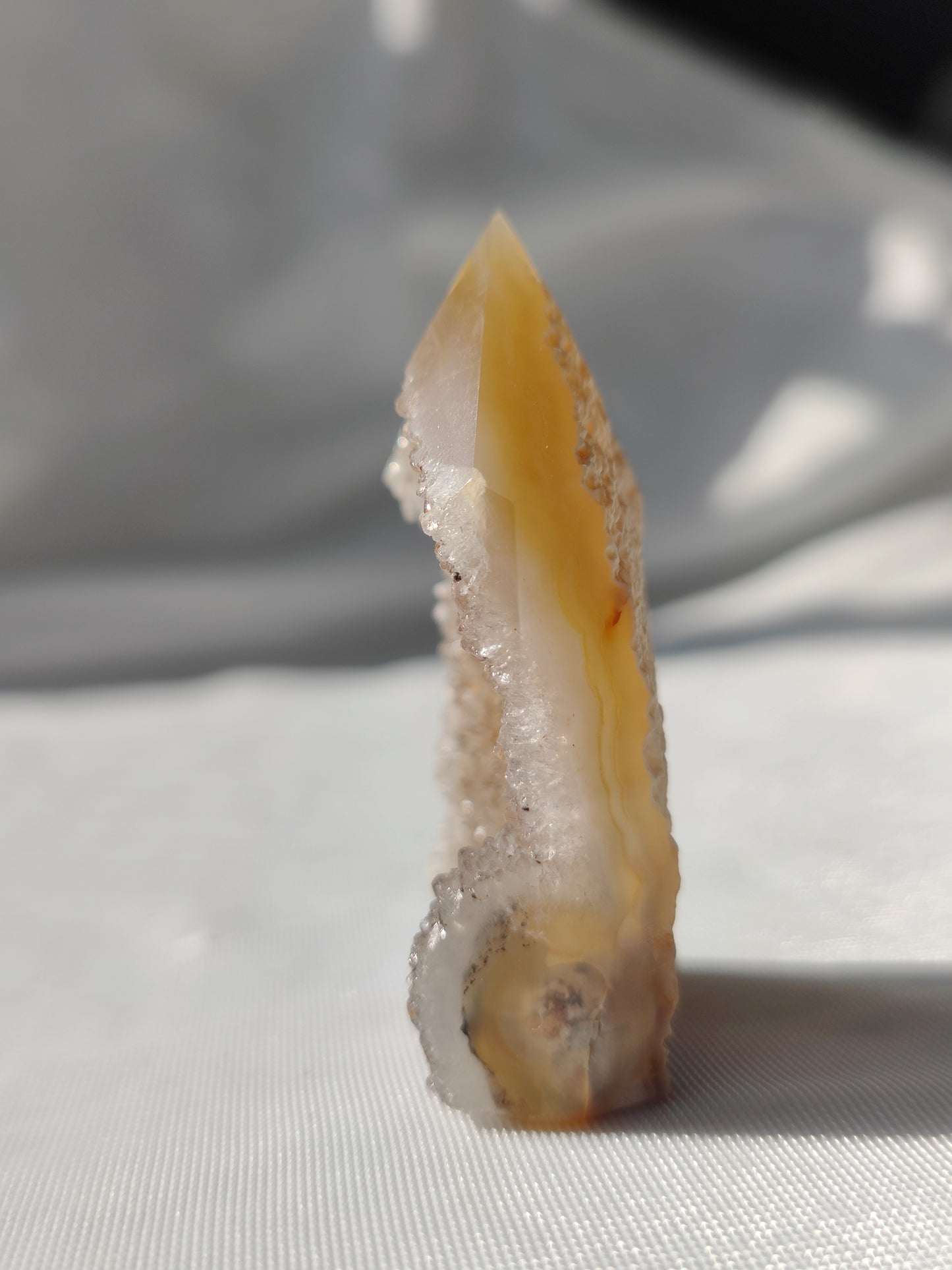 Druzy Achatspitze A13, B-Ware