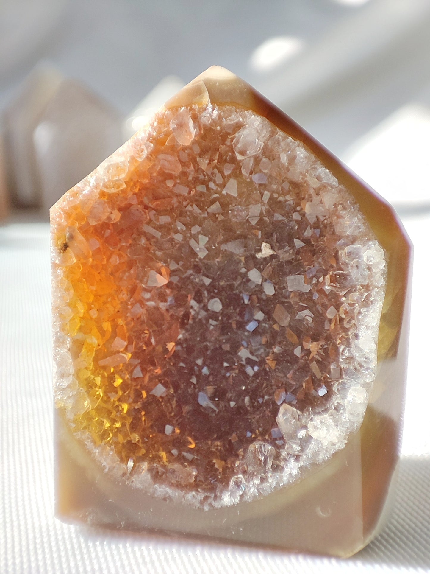 Druzy Achatspitze AB8