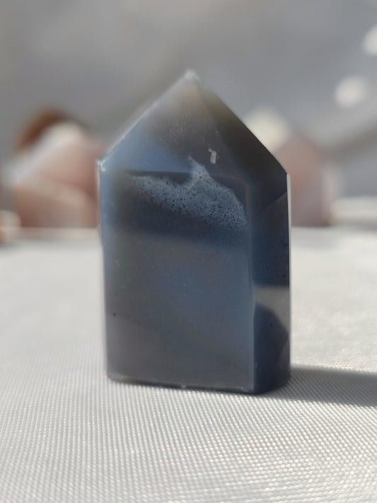 Druzy Achatspitze AC8, B-Ware